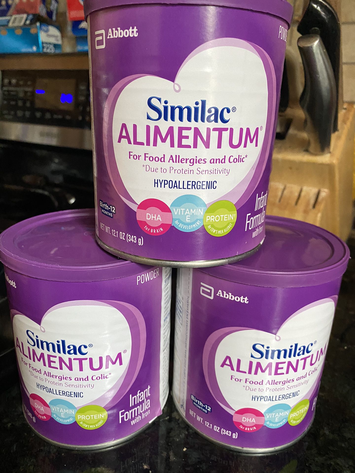 Similac Alimentum infant formula. Expires January 2021. 3 cans for 50$ or 20$ each