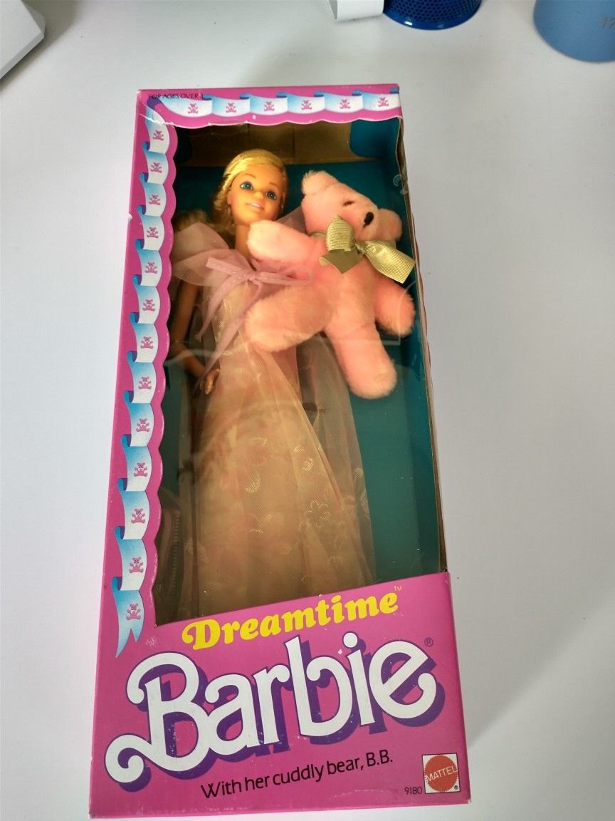 Vintage 1985 Dream time Barbie