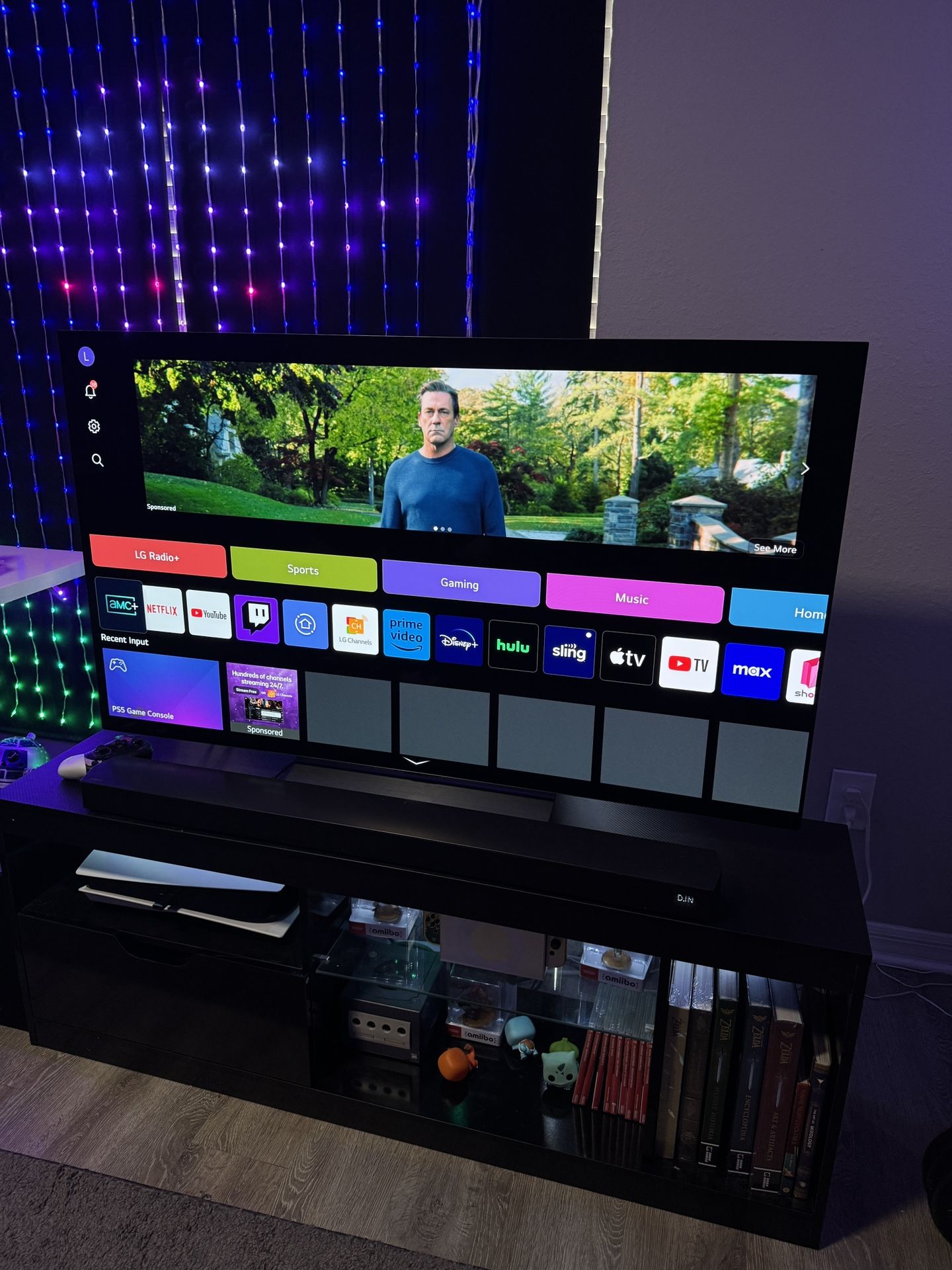 55” OLED LG TV, 4K 120hz
