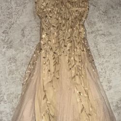 Gold Formal Dress 