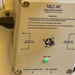 MLC 4X Lighting Controller Controls 4 120V Or 240 Volt Lights