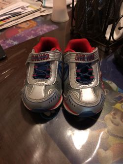 captain America light up boy shoes