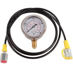 Digital Hydraulic Pressure Test Gauge Coupling M16*2-BSP1/4+0~400BAR/6000PSI(27