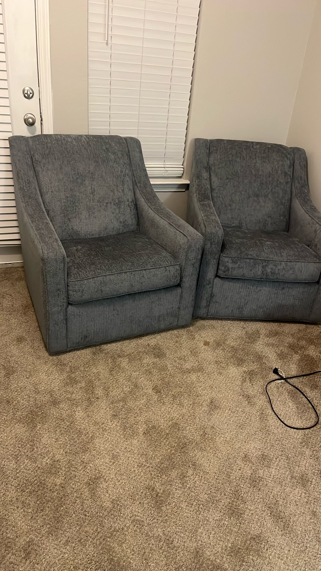 Blue Swivel Chairs
