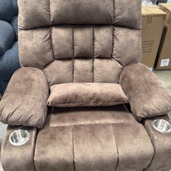 Fabric Recliner Soft Chair :$60