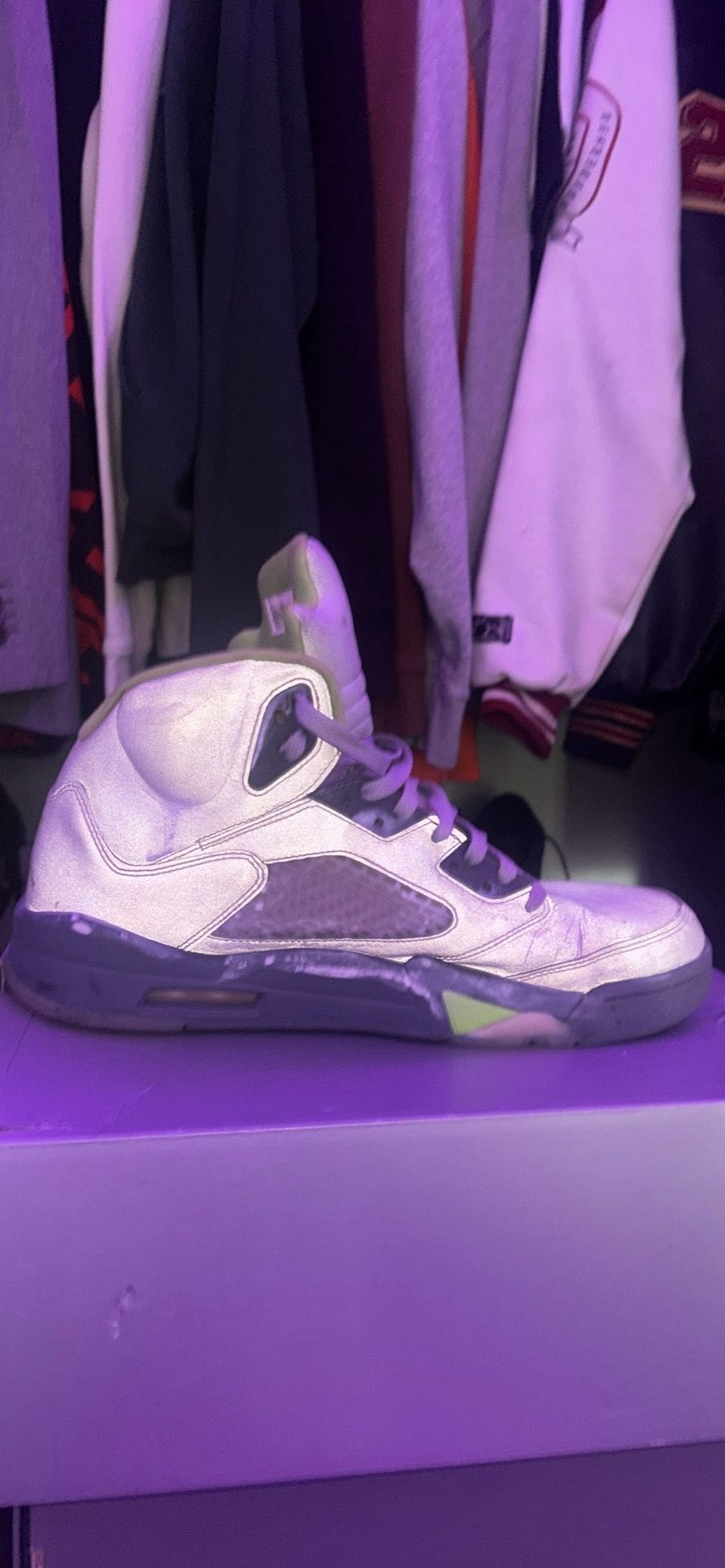 Green Bean Jordan 5’s