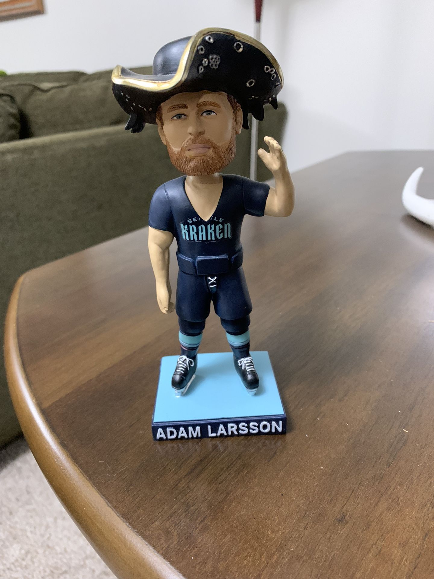 Seattle Kraken Adam Larsson Bobblehead in Great Condition