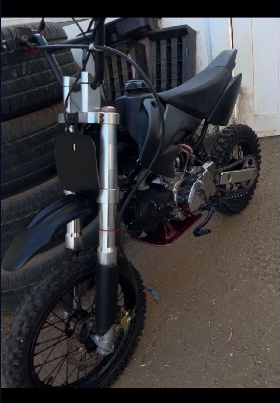 120 cc manual dirt bike !