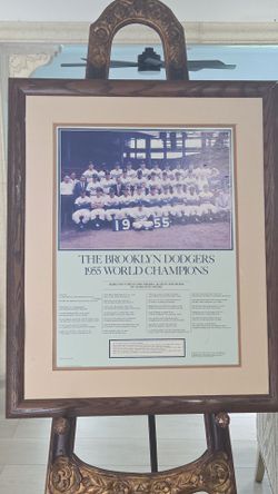 Brooklyn Dodgers 1955 World Champions Framed Print