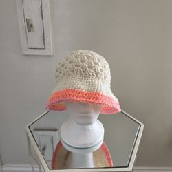 Handmade Crochet Bucket Hat 