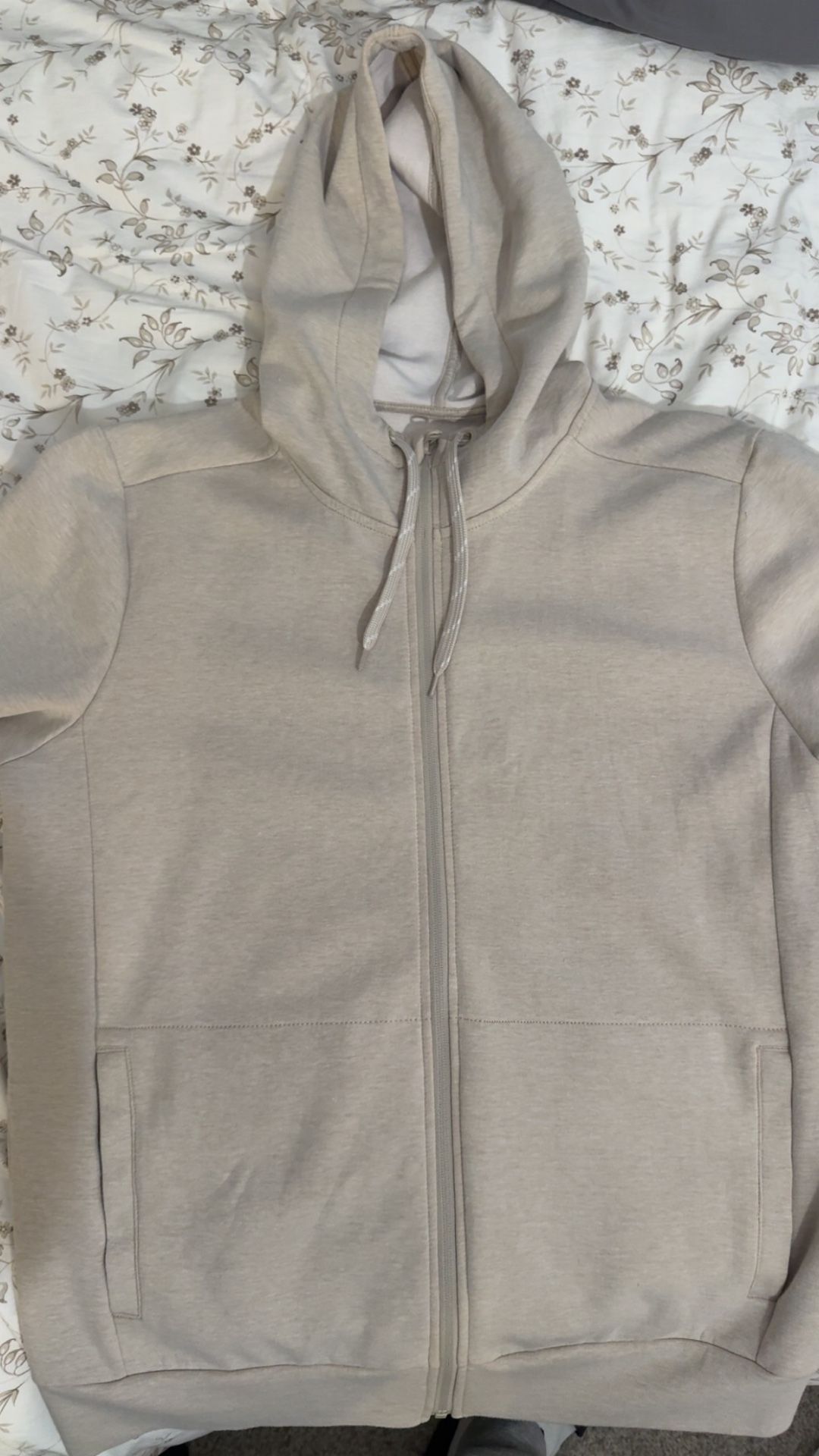 Medium Gapfit Performance Beige Zip up Jacket
