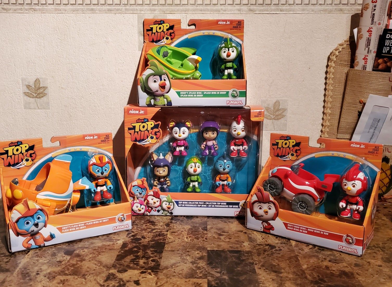 NEW Nick Jr Top Wing Action Figures Lot