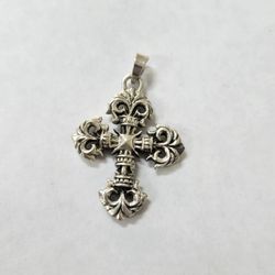 Silver Cross Charm 