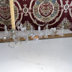 Blown Glass Christmas Ornaments Angels Cherubs Reindeer Candles Bell