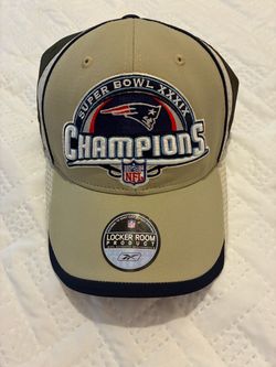 New patriots champs tan baseball cap adjustable