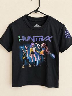 Netflix KPop Demon Hunters HUNTR/X Youth T-Shirt – Size Small (S/C)