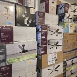 Ceiling Fans/ Tengo Abanicos  Nuevos De Lujo De $75 A $85 De Control De Lujo