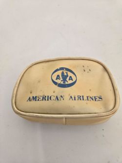 Vintage American Airlines Miniature Zip Bag