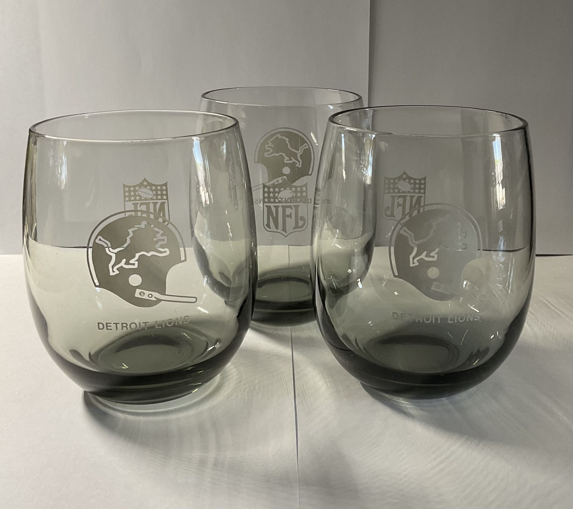 Beverage Set Of  Detroit Lions Glasses