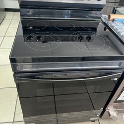Samsung electric range oven with air fry