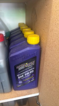 6 qts royal purple 5w-20