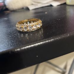 Moisenite Gold Ring.