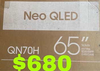 SAMSUNG 65” QN70HAF 4K SMART TV — 2026 MODEL — NEW OPEN BOX