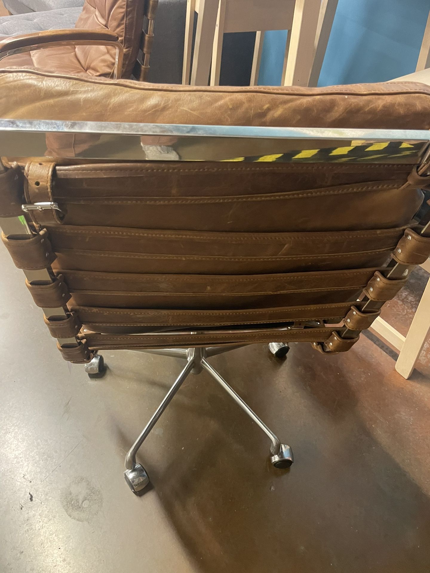 Restoration Hardware Oviedo Leather Desk Chair for Sale in Tujunga, CA