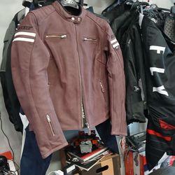 Joe Rocket  Leather Motorcycle Jacket for women size large
