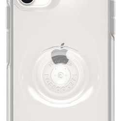 New OtterBox iPhone XR and iPhone 11 Otter + Pop Symmetry Series Clear Case - Clear, Integrated PopSockets PopGrip, Slim, Pocket-Friendly, Raised Edge