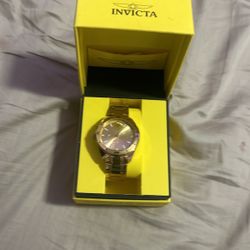 Invicta Rose Gold Watch 