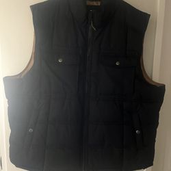 Men’s Black Puffer Vest (size xxl)
