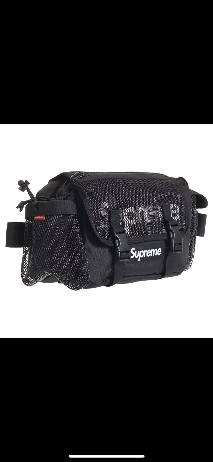 Supreme Black Waist Bag Brand New