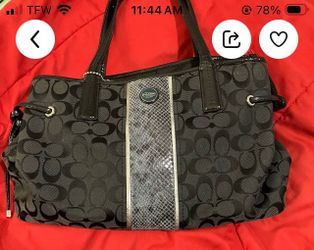 Coach purse : very gently used .