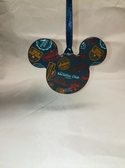 Disney Mickey mouse ear Christmas ornament