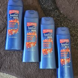 Suave Men Body Wash All 4 For $8