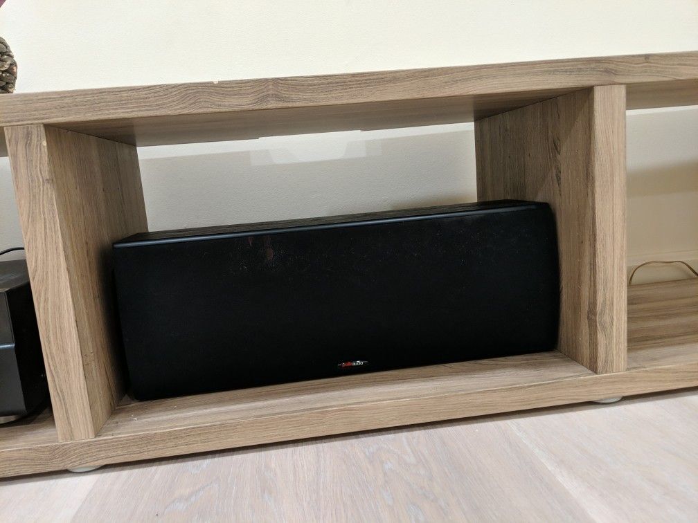 Polk Audio CS2 ii Monitor/TSi BLACK Center Channel Speaker