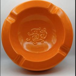 Limited Edition Tatuaje ORANGE Dots Ceramic Ashtray NEW