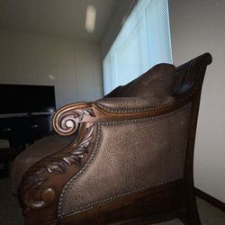 Beautiful Brown Leather Couch