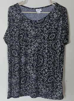 XL  Jaclyn Smith Woman's Short Sleeve Shirt