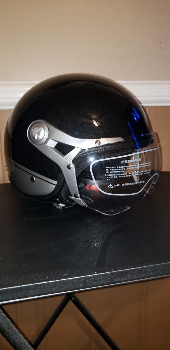 New! Open-faced Bike/ Scooter Helmet. $45.  Pick Up In West Covina Or Ships With Offerup Purchase  