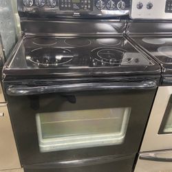 Kenmore Electric Stove Glass Top Black 