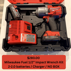 Milwaukee FUEL M18 Impact Wrench 1/2 Kit