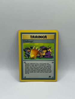 Pokemon Team Rocket Challenge! Trainer Card #74