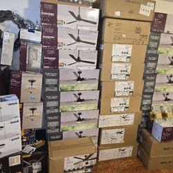 Abanicos Nuevos Preciosos De Lujo  De Control Y Para Exterior  Grandes $85