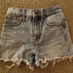Madewell Light Wash Denim Shorts