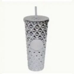 New & Packaged Electroplated Silver  Tumbler♥️ Nuevos Y Empaquetados Tumblers En Color Platiado ♥️