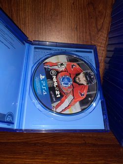 Opened PlayStation video game nhl hockey 21 ps5 ps4
