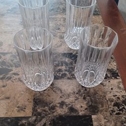 Short Crystal glasses