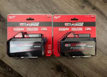 Milwaukee M18 2pk 8.0 Forge Batteries (2x$250)